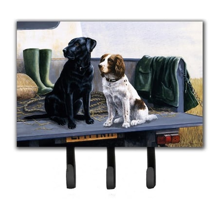 Jensendistributionservices On the Tailgate Labrador & Springer Spaniel Leash or Key Holder MI1715831